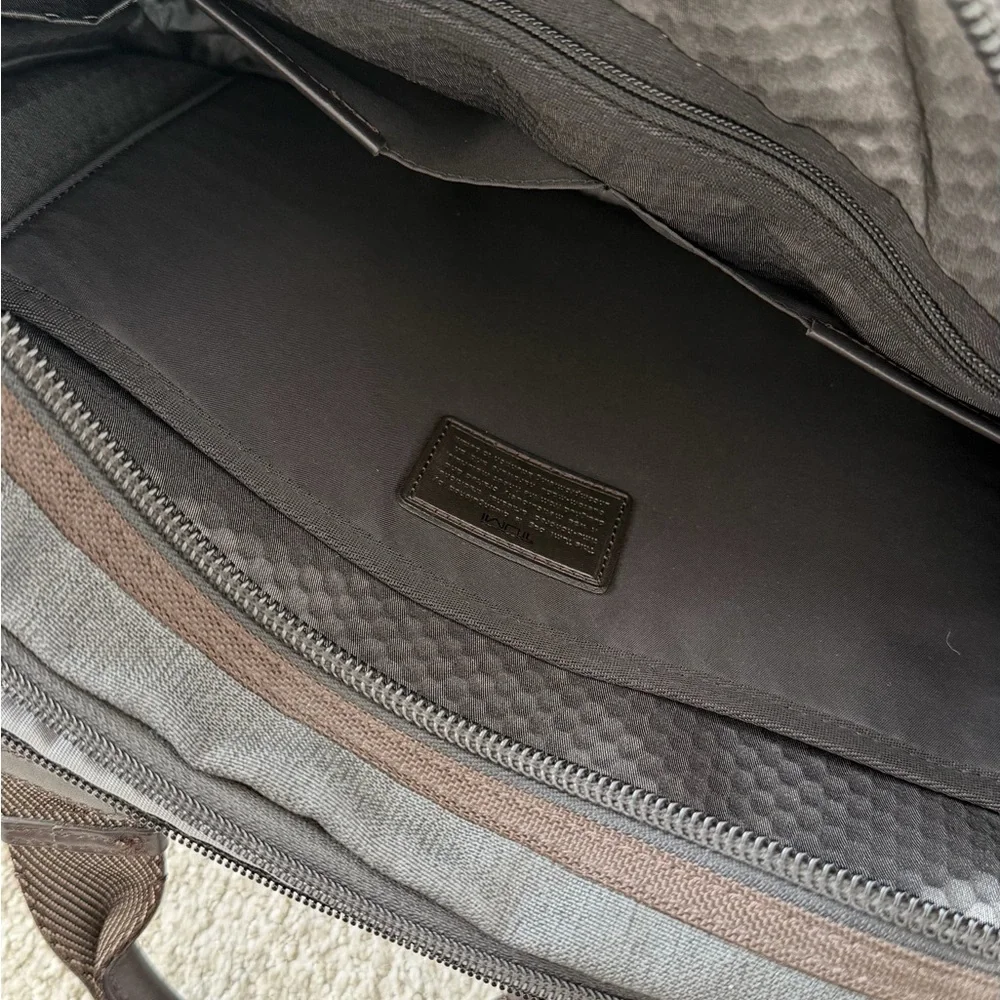 Tumi Charcoal and Espresso Briefcase